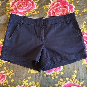 Jcrew navy chino shorts